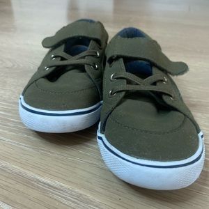 Cat & Jack Olive Green Slip On Sneakers